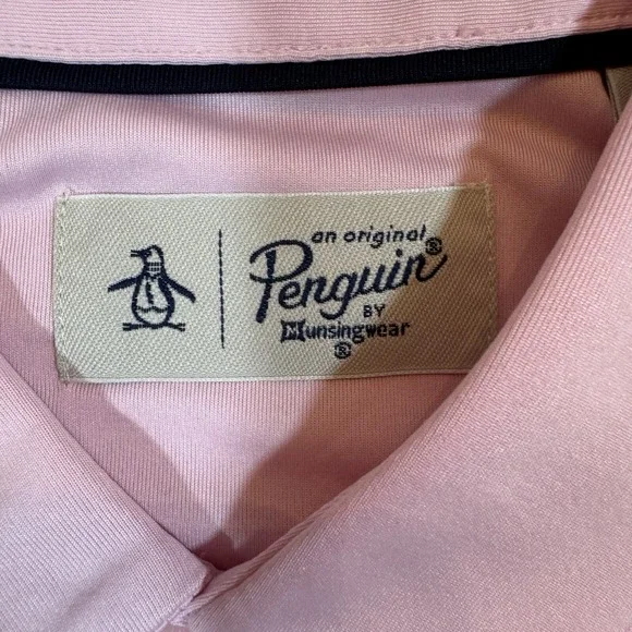 Original Penguin Shirt Men's Large Polo‎ Golf Color Block Performance Comfort - Picture 4 of 11